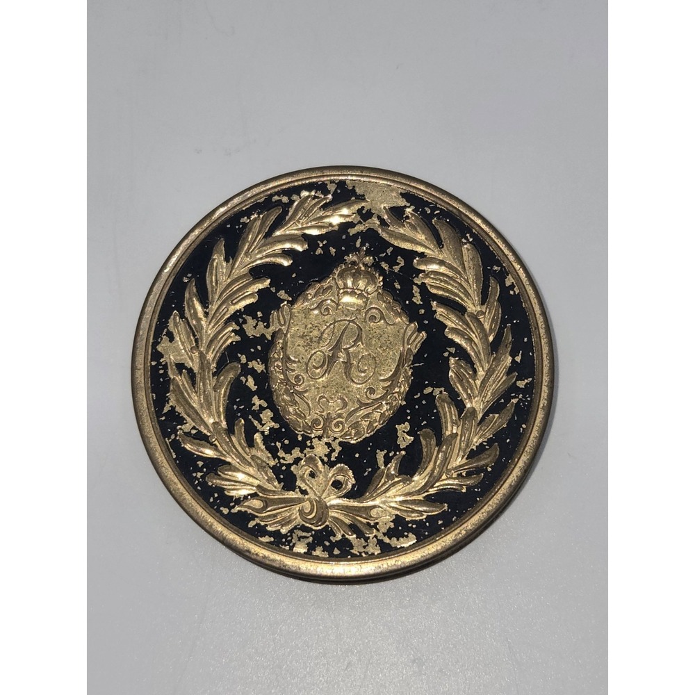 Revlon Vintage R Crest Love-Pat Creamy Ivory Compact